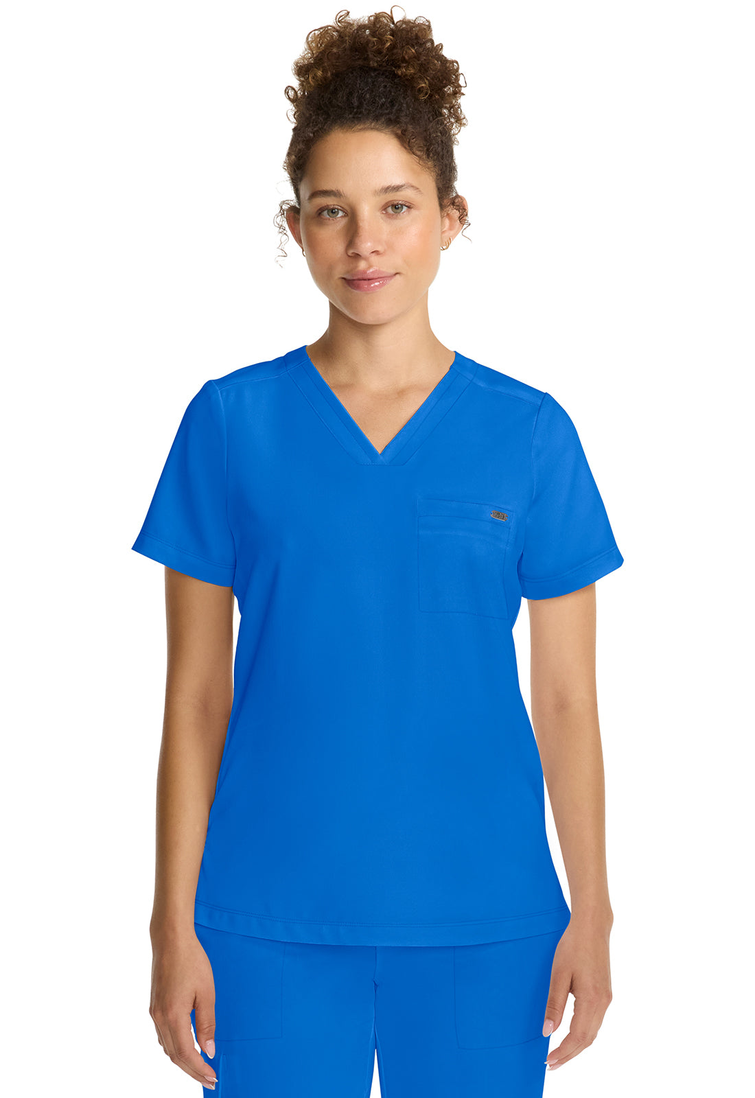 Women's  Women's Tuck-in V-Neck Top - Royal